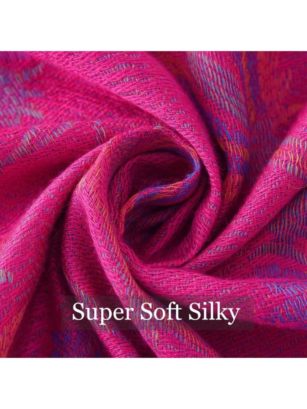 Reversible Paisley Pashmina Shawl Scarf - Ethnic Jacquard Wrap for Travel